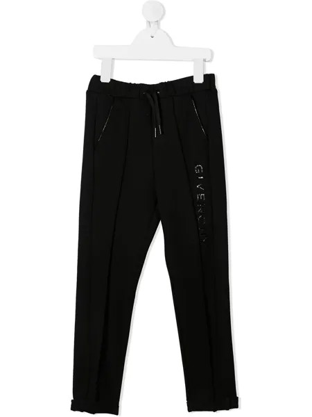 Givenchy Kids спортивные брюки с логотипом