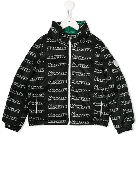 Moncler Enfant пуховик с логотипом
