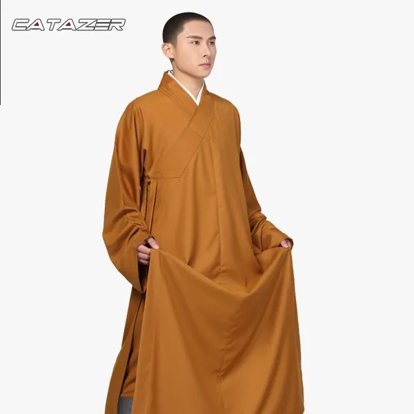 Традиционный китайский костюм кунг-фу Wudang Shaolin Monk Robe Tai Chi боевые искусства Униформа пользовательский сервис мужская форма кукунгфу