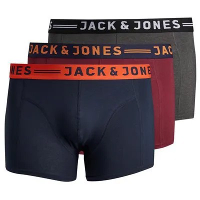 Боксеры Jack & Jones Lich Field Plus 3 шт, красный