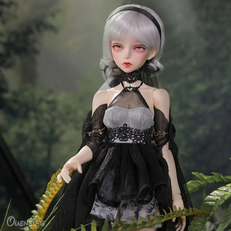 BJD кукла 1/4 Ингрид черный и серый сшитая ТРУБА Топ Юбка сексуальная кукла Сюрприз подарок для девочки Смола Искусство игрушка