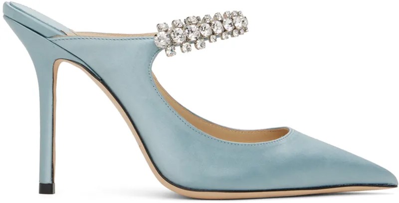 Эксклюзивные синие туфли SSENSE Bing 100 Jimmy Choo