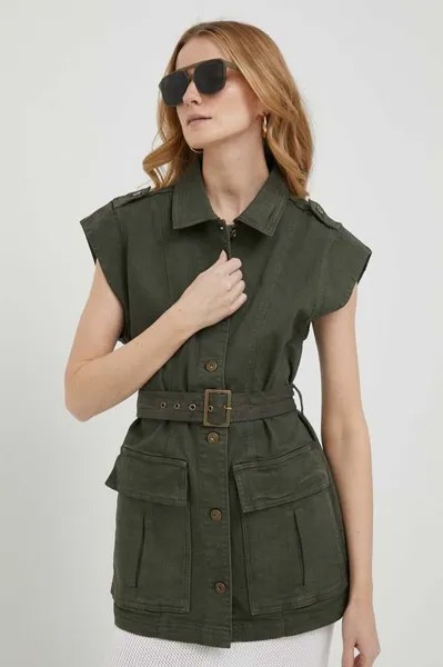 ЖОЛИНА жилет Pepe Jeans, зеленый