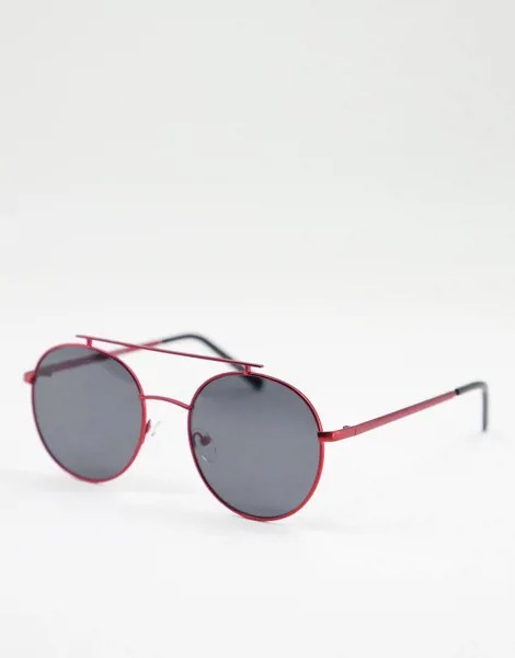 Круглые солнцезащитные очки AJ Morgan Ray Gun-Красный