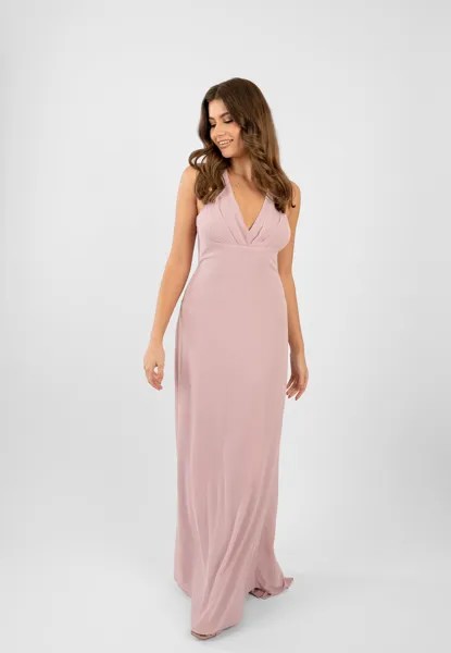 Длинное платье Novita TFNC, розовый