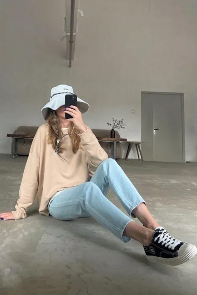 Свитшот женский Ennergiia En.ss21.w.02 бежевый 46 RU