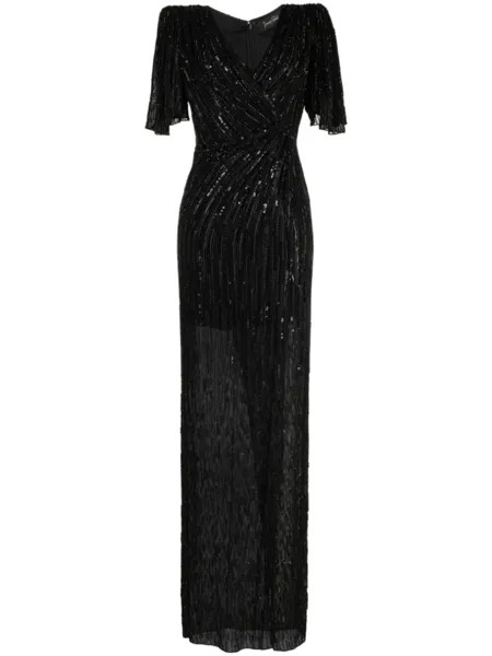 Jenny Packham платье Ava, черный