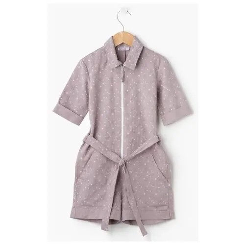 Комбинезон Minaku Cotton collection размер 122, фиолетовый