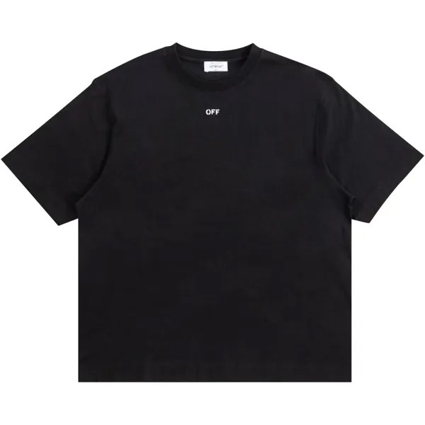 Футболка с короткими рукавами Off-White Off Stamp Skate, цвет Черный/Белый