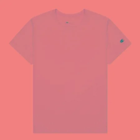 Женская футболка Champion Reverse Weave Organic Cotton Crew Neck Regular Fit, цвет бежевый, размер XS