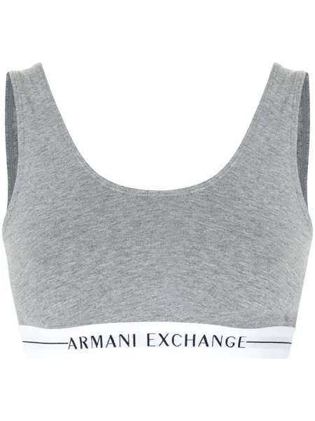 Armani Exchange топ с логотипом
