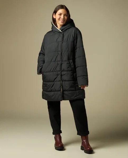 Утепленная куртка на контрастной подкладке для женщин с пышными формами. Rosa Thea, темно-красный