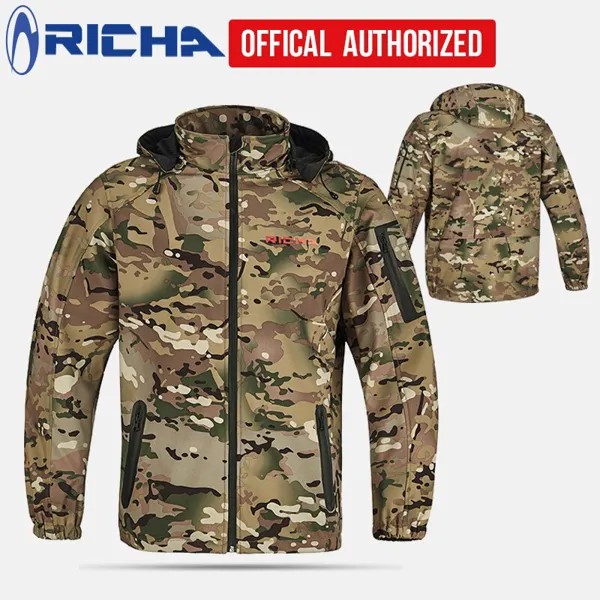 Мужской мотоциклетный костюм RICHA, всесезонный костюм для гоночного мотоцикла, весна-осень камуфляжная майка