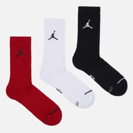 Комплект носков Jordan Jumpman Everyday Max Crew 3-Pack, цвет комбинированный, размер 38-42 EU