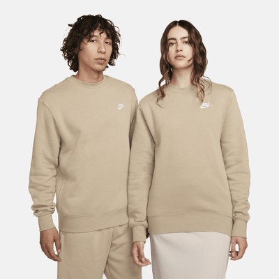 Футболка Nike Sportswear Club Fleece, цвет Khaki/White