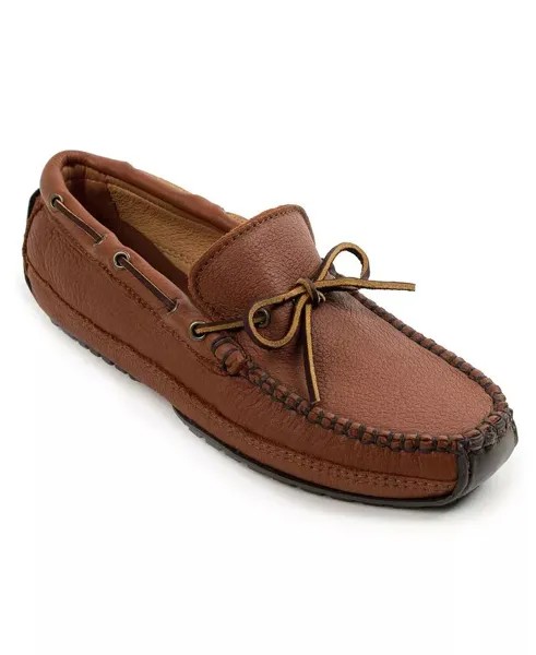 Мужские лоферы Weekender из лосиной кожи Minnetonka, коричневый