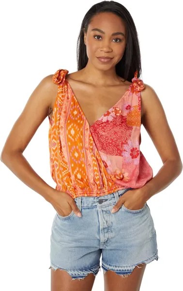 Топ Free People Tied To You Tank, цвет Lemonade Combo