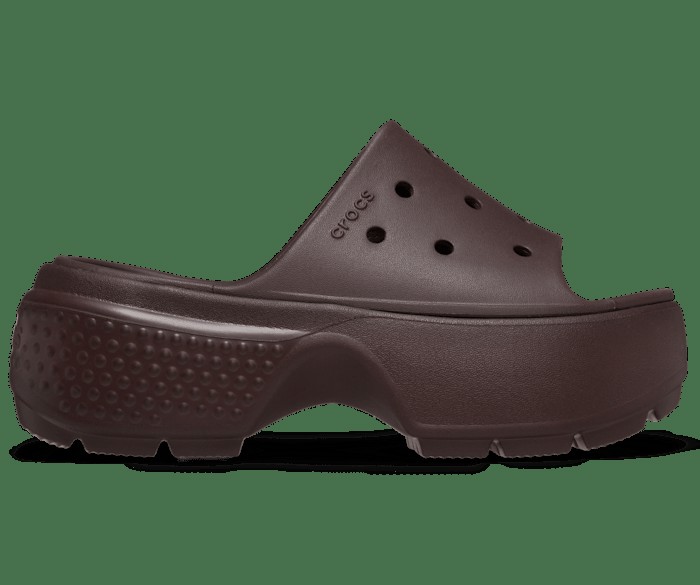Шлепанцы Stomp Crocs мужские, цвет Mocha