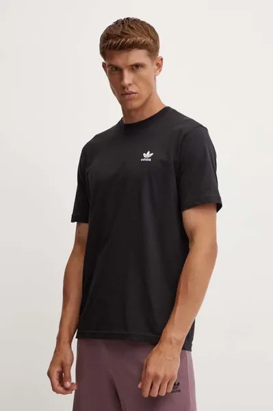 Футболка Essential из хлопка adidas Originals, черный
