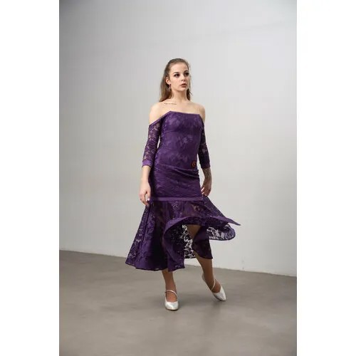 Платье GK, размер 44/46, фиолетовый