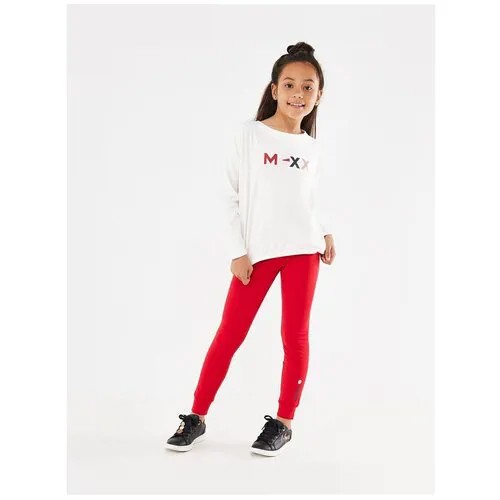 Лонгслив для девочек MEXX; цвет Off white р. 98-104