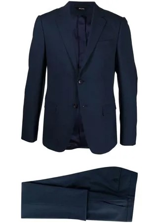 Z Zegna строгий костюм с однобортным пиджаком