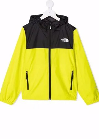 The North Face Kids куртка в стиле колор-блок с логотипом