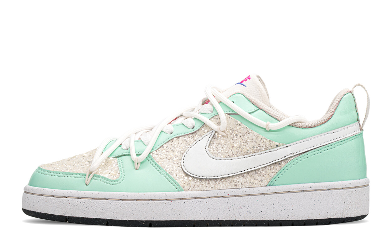 Кроссовки Nike Court Borough Skateboarding Shoes Women's Low-top Green, зеленый