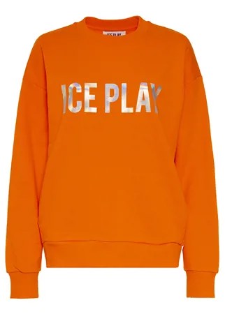Свитшот Ice Play U2ME051 s оранжевый+белый
