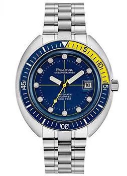 Японские наручные  мужские часы Bulova 96B320. Коллекция Oceanographer