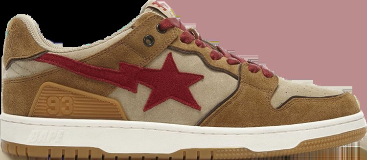 Кеды Sk8 Sta Low Wheat Red, загар