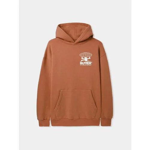 Худи Butter Goods All Terrain Pullover, размер XXL, коричневый