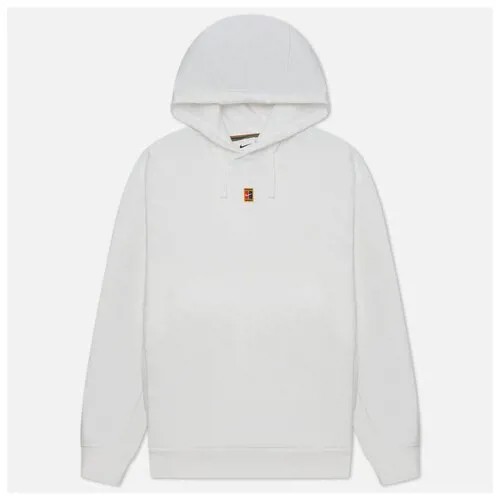 Мужская толстовка Nike Court Dri-Fit Fleece Heritage Hoodie белый , Размер S