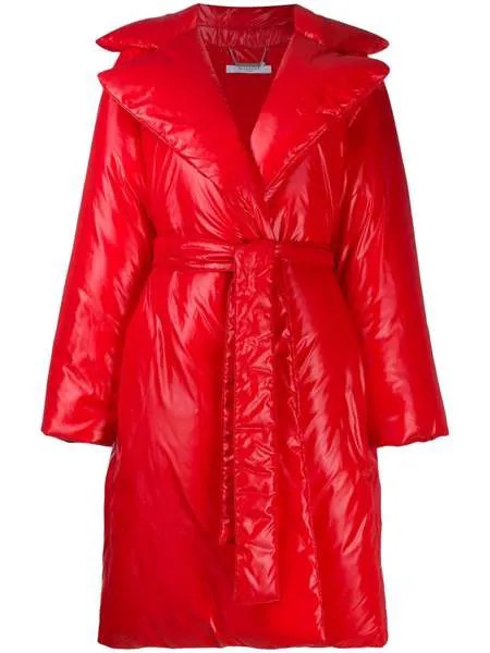 Givenchy пальто-пуховик с поясом