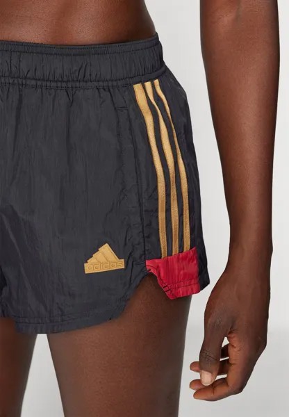 Спортивные шорты Tiro Cut Stripes Summer Shorts adidas Sportswear, черный/красный/коричневый