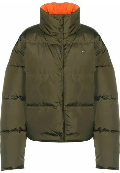 Куртка Tommy Jeans COLOR POP PUFFER, цвет northwood olive