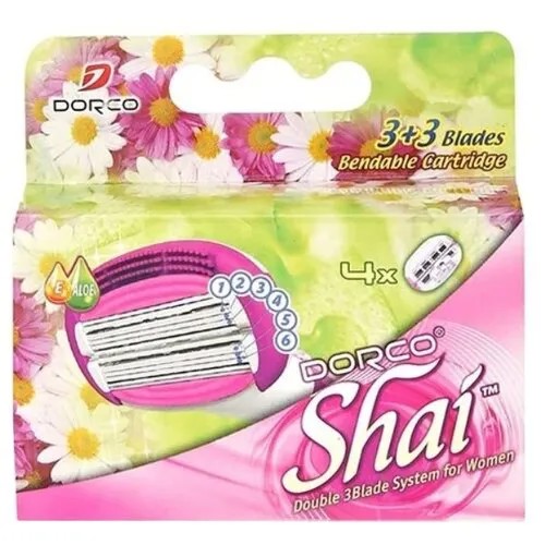 Dorco SHAI Sweetie Сменные кассеты упаковка из 4 шт