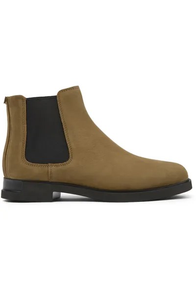 Ботинки Iman Chelsea из нубука с текстилем Camper, коричневый