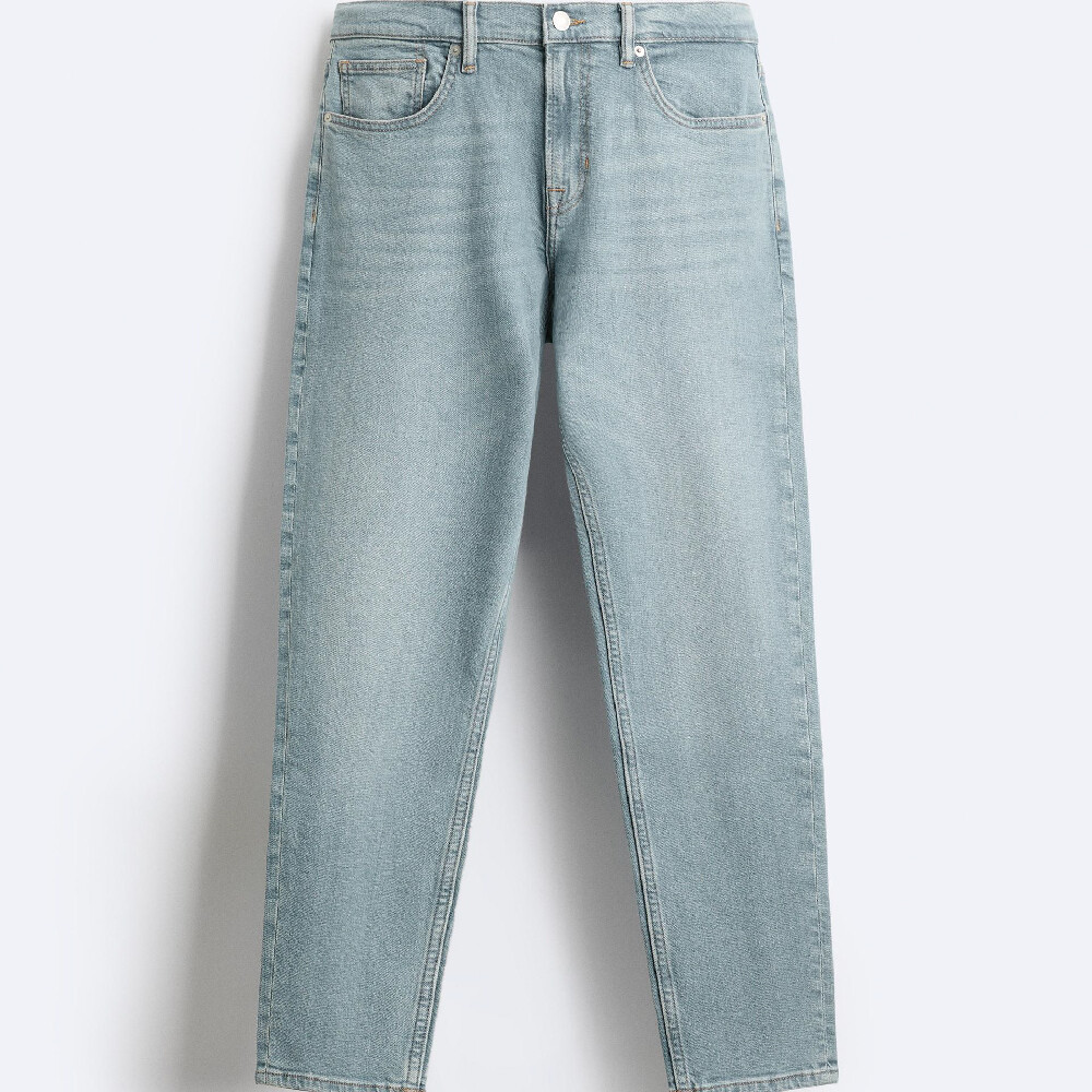 Джинсы Zara Slim Fit, голубой