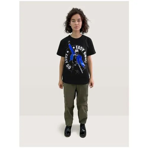 Футболка minimal trend, размер 3XS, черный