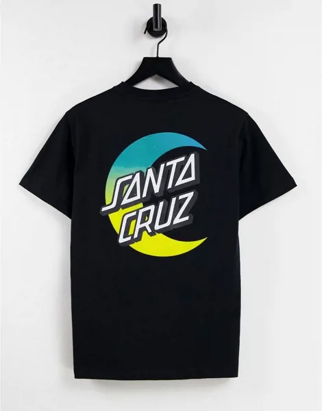 Черная футболка Santa Cruz-Черный цвет