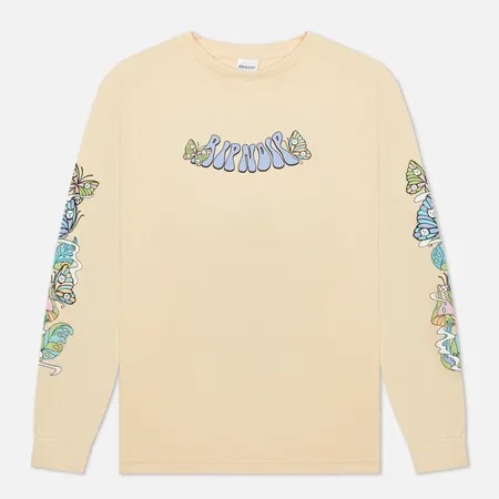 Мужской лонгслив RIPNDIP Think Factory, цвет бежевый, размер L