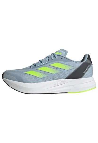 Кроссовки нейтральные DURAMO SPEED adidas Performance, цвет blue lucid lemon cloud white