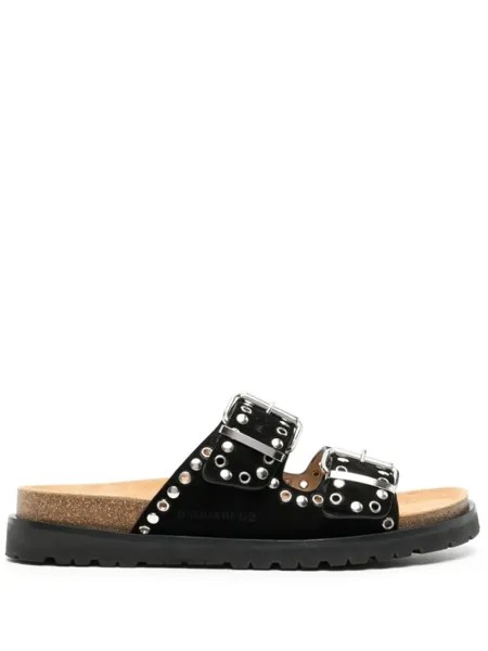 Dsquared2 сандалии с пряжками, черный