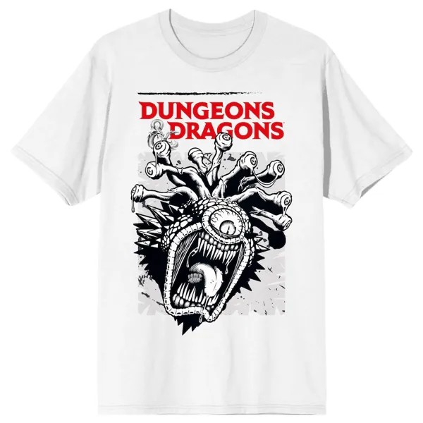 Футболка с коротким рукавом BIOWORLD Dungeons & Dragons, белый