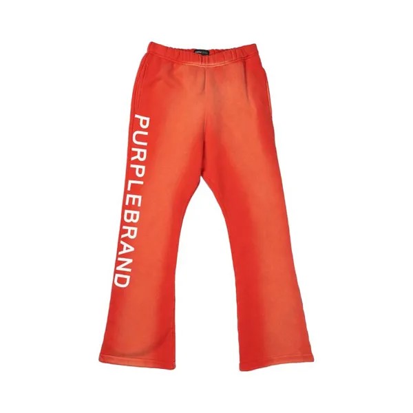 Брюки PURPLE BRAND Fleece Flared Pant, красный