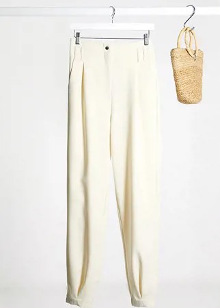 Свободные брюки кремового цвета Vero Moda Tall-Белый