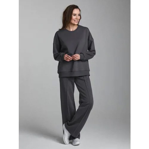 Костюм Addic, брюки, спортивный стиль, размер 56, серый