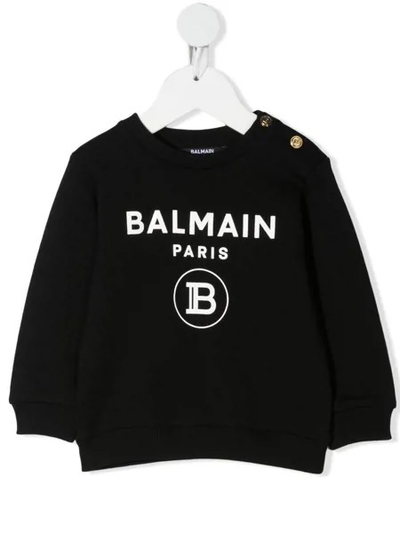Balmain Kids толстовка с логотипом