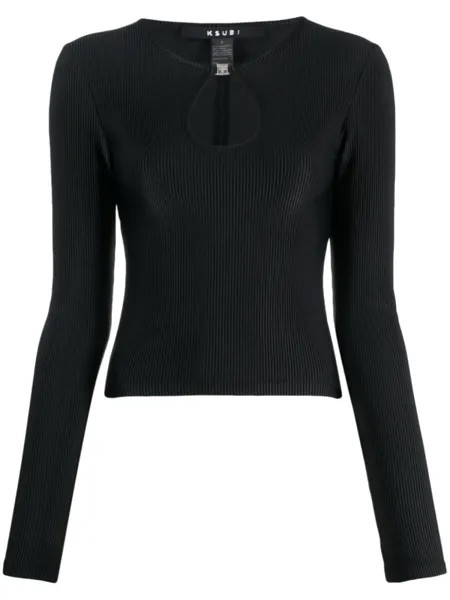 Ksubi топ Charmed Keyhole, черный